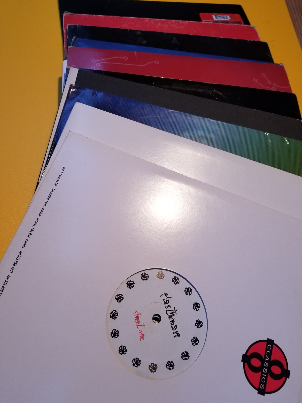 Vintage Techno Vinyl Records Lot Plastikman Sven Vath Tabla Beat Science Photek