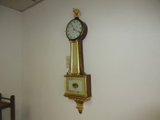 Banjo Wall Clock ELMER STENNES  WEYMOUTH MASS *ELITE COLLECTOR GRADE* circa 1972 picture