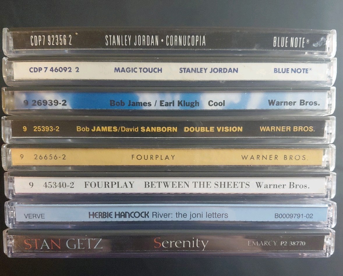 Smooth Contemporary Jazz CD Lot Of 8 Bob James Stanley Jordan Herbie Hancock Etc