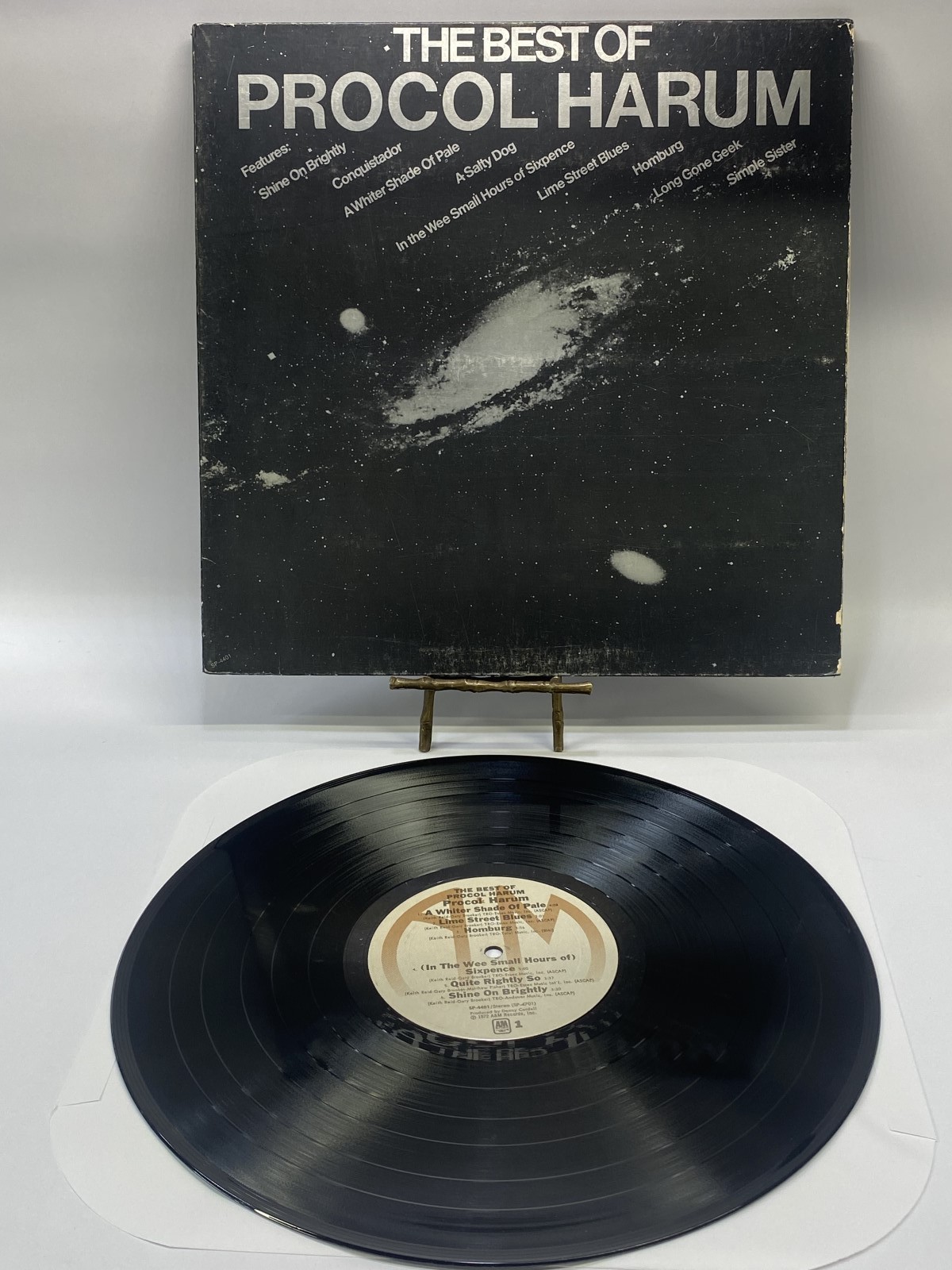 Procol Harum The Best Of LP A&M SP-4401 Silver Label Gatefold G+ Vinyl