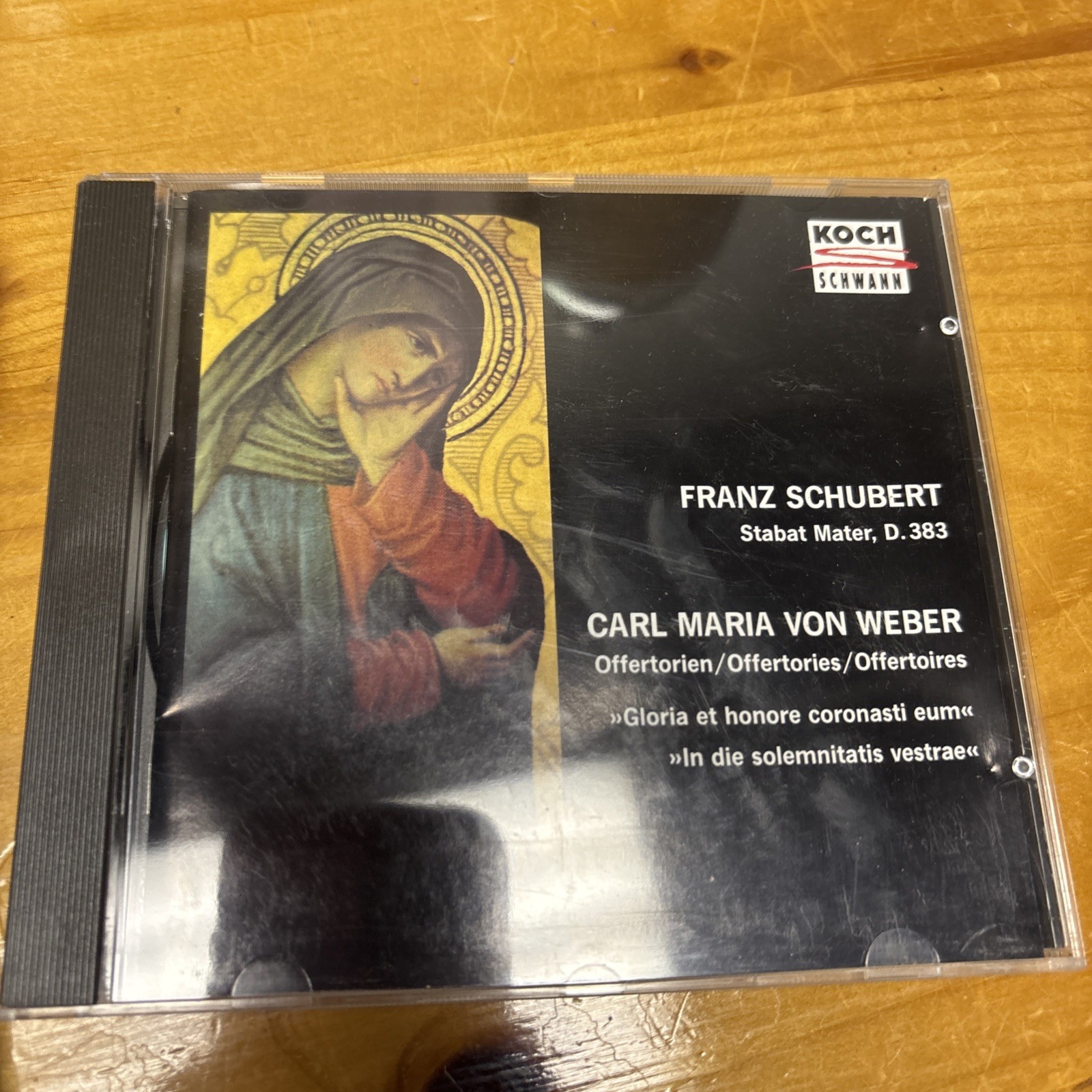 Franz Schubert, Carl Maria von Weber : Stabat Mater D.383 (CD 1991 Austria)