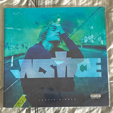 Justin Bieber Justice Walmart Gold Colored Vinyl LP 12