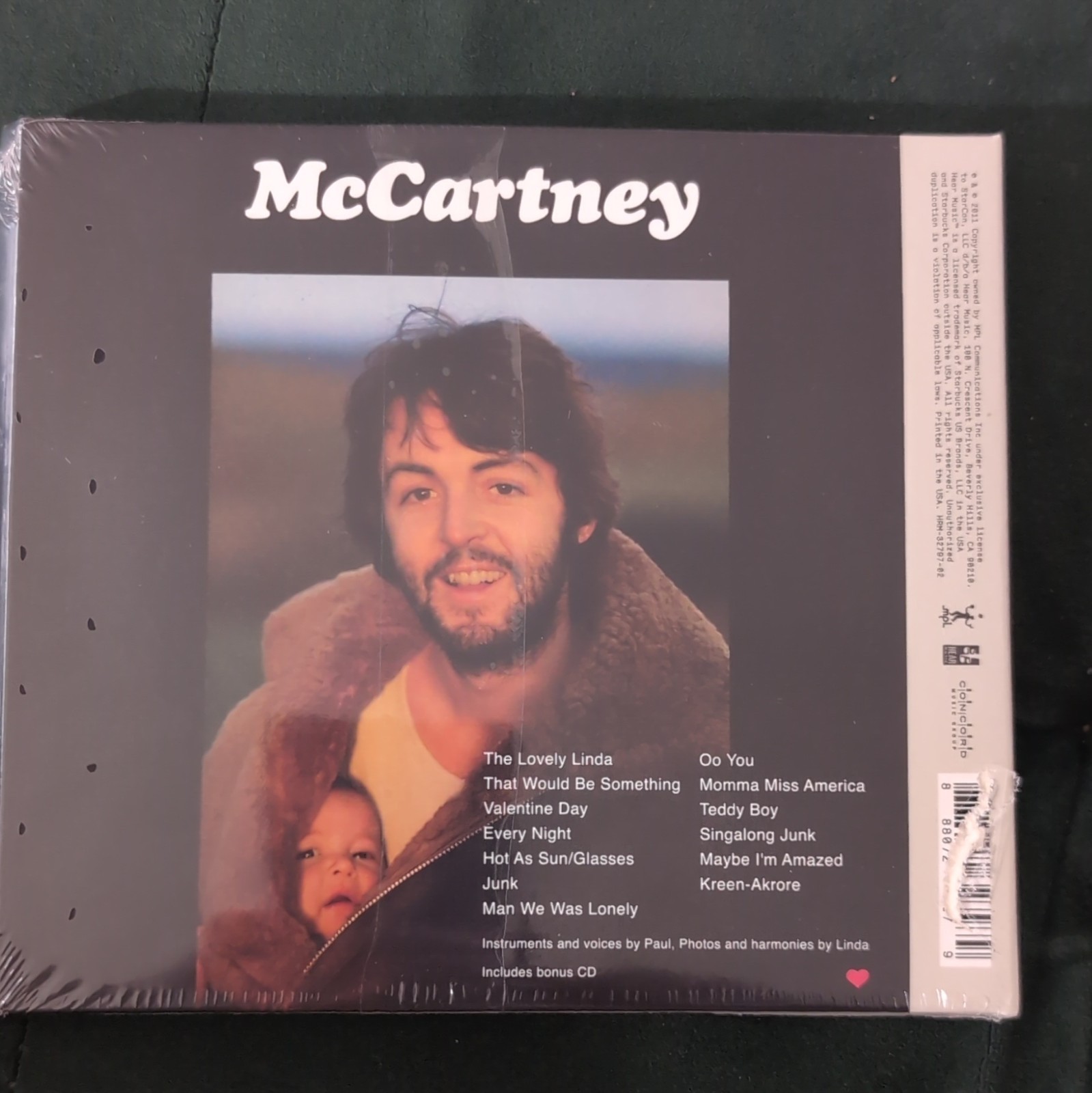 Paul McCartney McCartney 2-CD Album Rock Bonus Audio Edition Concord Music Group