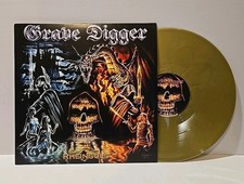 GRAVE DIGGER - RHEINGOLD, 2020 EU LIMITED  EDITION GOLD vinyl LP Near Mint picture