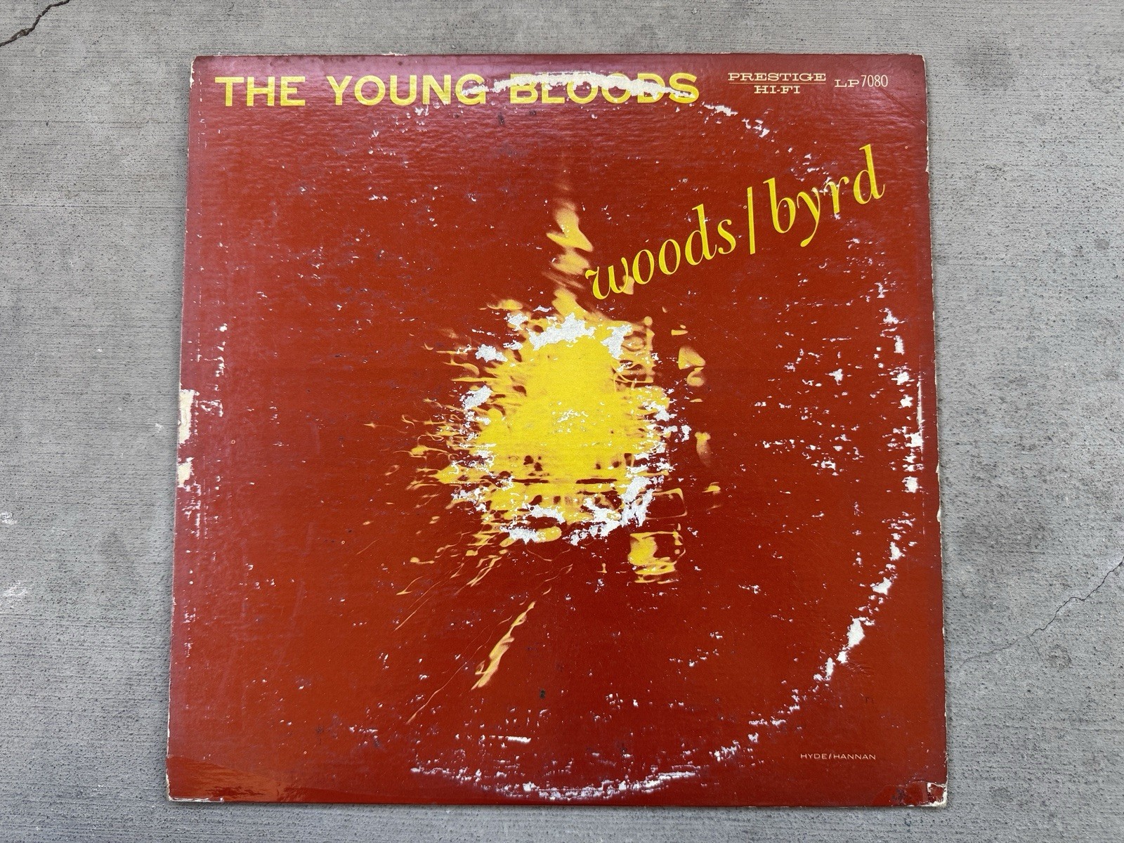 Phil Woods Donald Byrd The Young Bloods OG 1956 LP Vinyl Record Prestige 7080