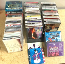 CD Lot Of 76 MIXED MUSIC XMAS COUNTRY RELIGIOUS ETC FAST SHIPPING picture
