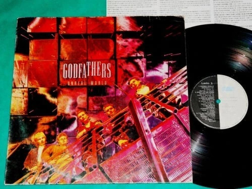 Godfathers - Unreal World BRAZIL 1st press LP Promo 1991