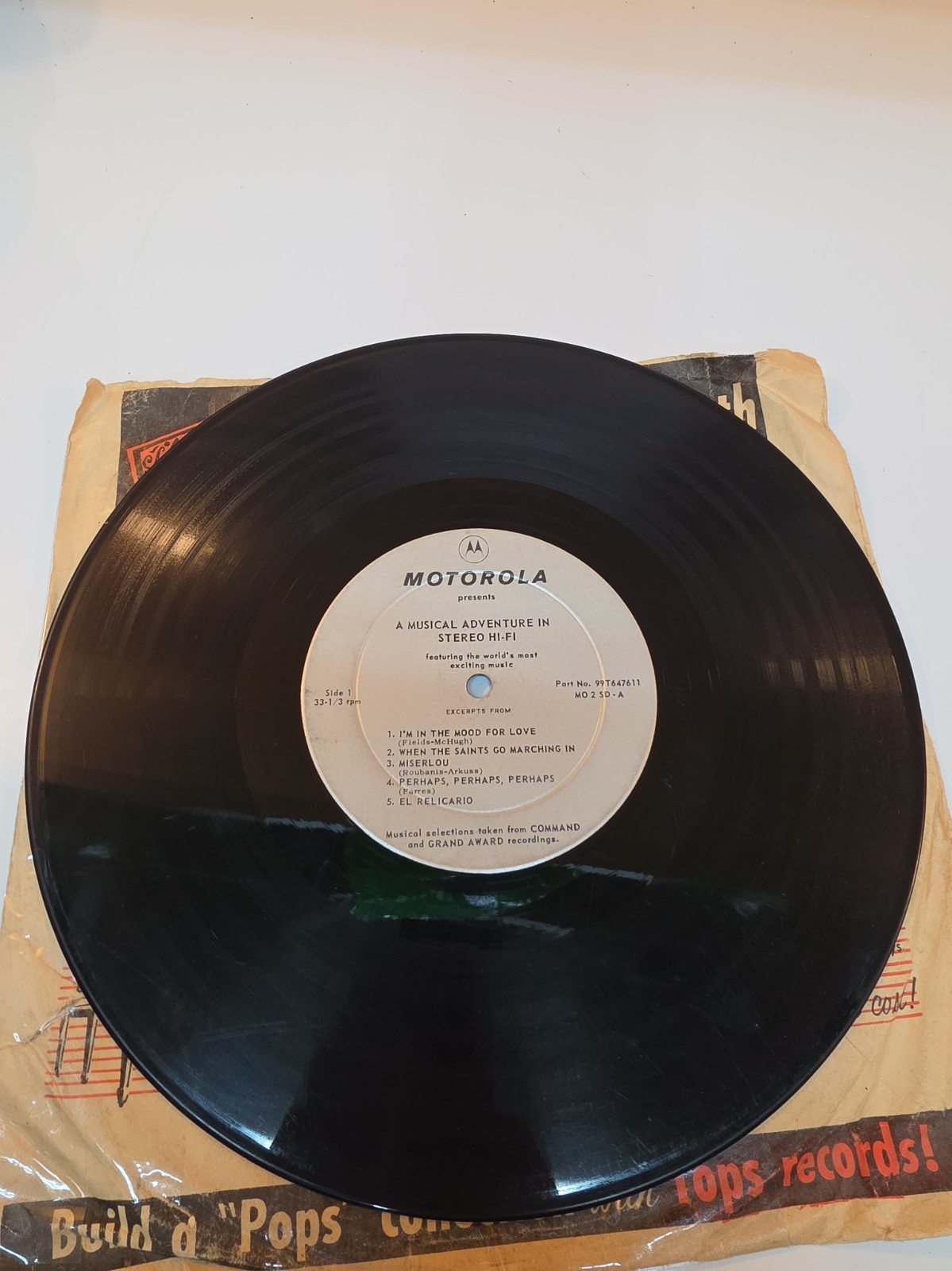 Vintage Motorola A Musical Adventure in Stereo Hi-Fi 10\