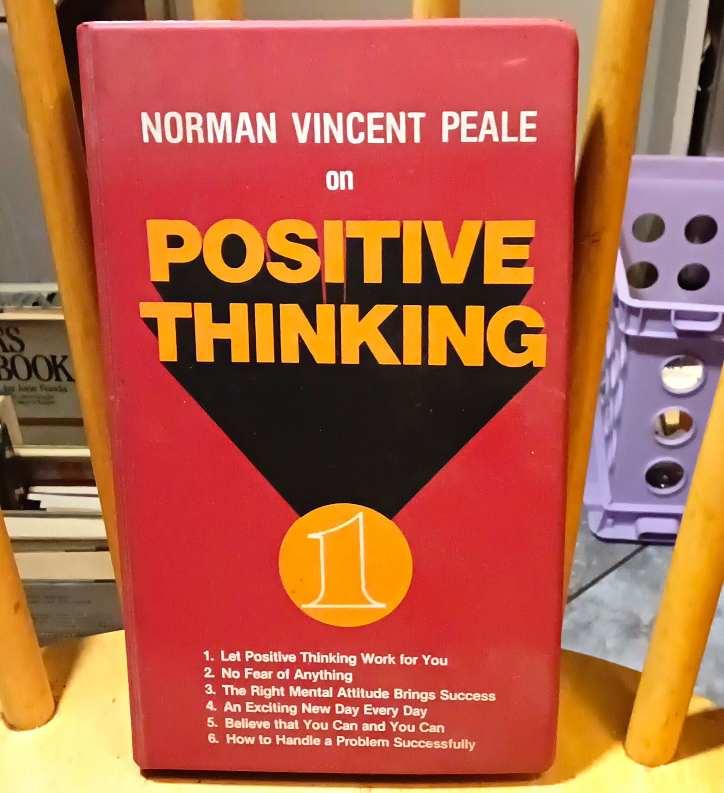 Norman Vincent Peale Positive Thinking Spoken Word Cassette Set English