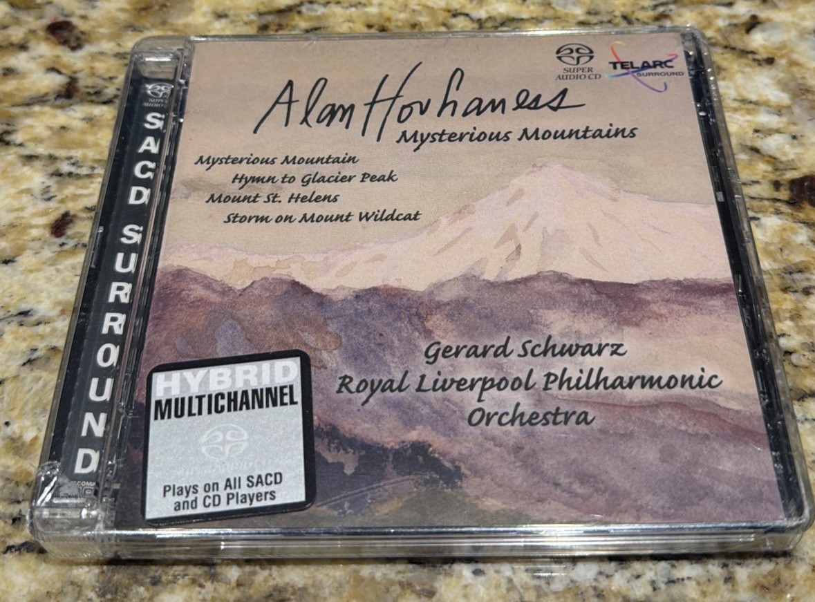 Alan Hovhaness Mysterious Mountains   2003 Telarc SACD Hybrid Gerard Schwar NEW