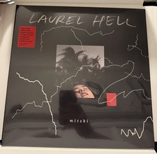Mitski Laurel Hell Vinyl Record Triple Button Transparent Cloudy Clear And Black picture