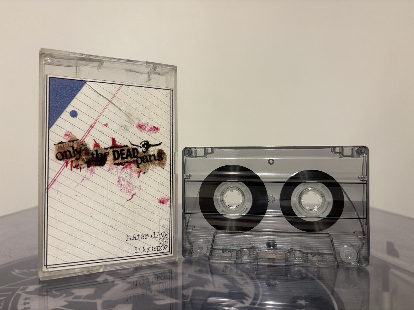 HATER DAVE & D.COMPOZ - Only The Dead Parts Cassette Tape Rare Hip Hop Rap MN