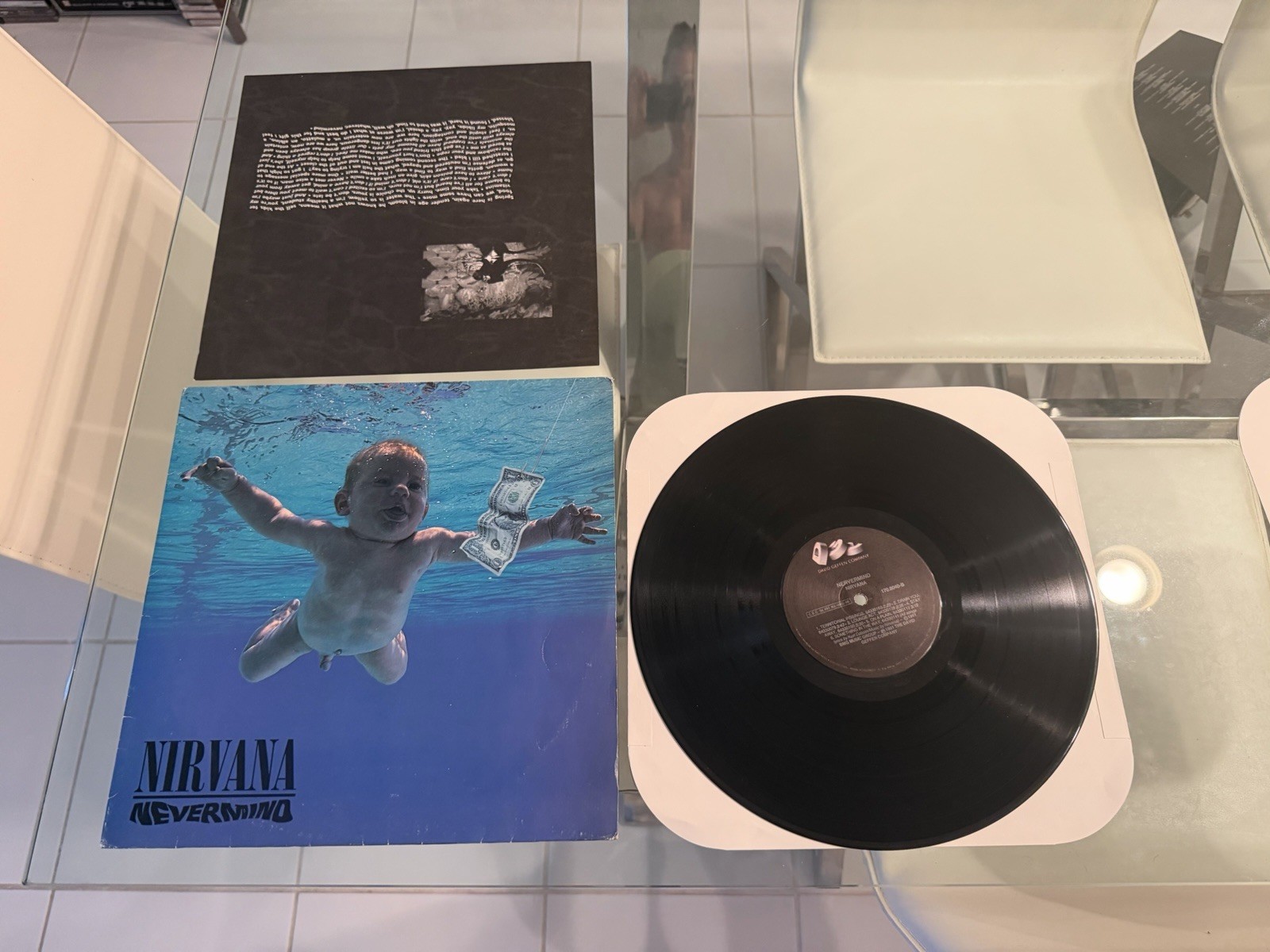 NIRVANA Nevermind 1st Pressing 1991 Geffen Original 1990s Press Rare Kurt Cobain