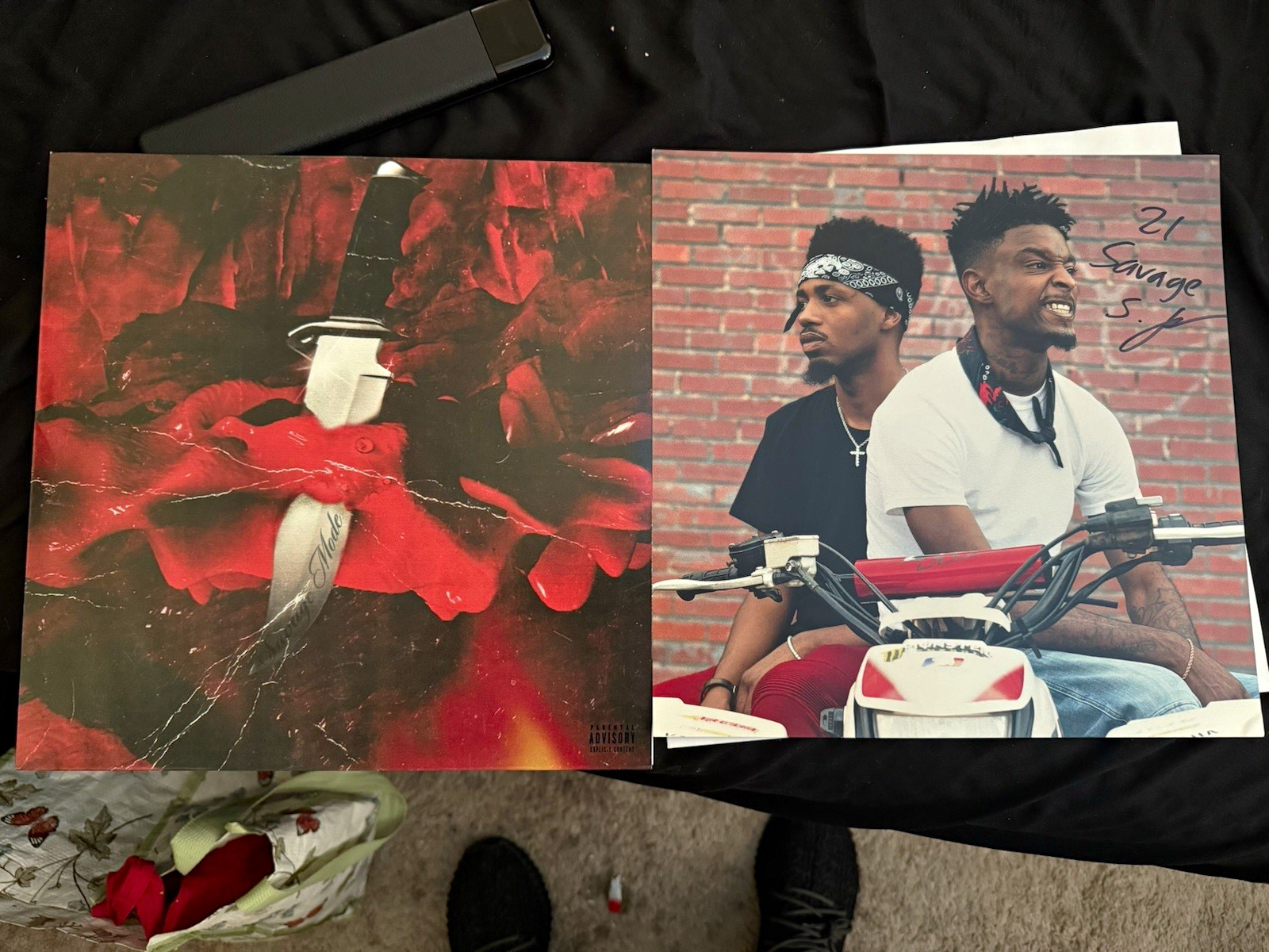 21 Savage Signed “Savage Mode” 12\