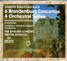 Brandenburg Concerti 1-6 by Trevor Pinnock (CD, 1989) picture