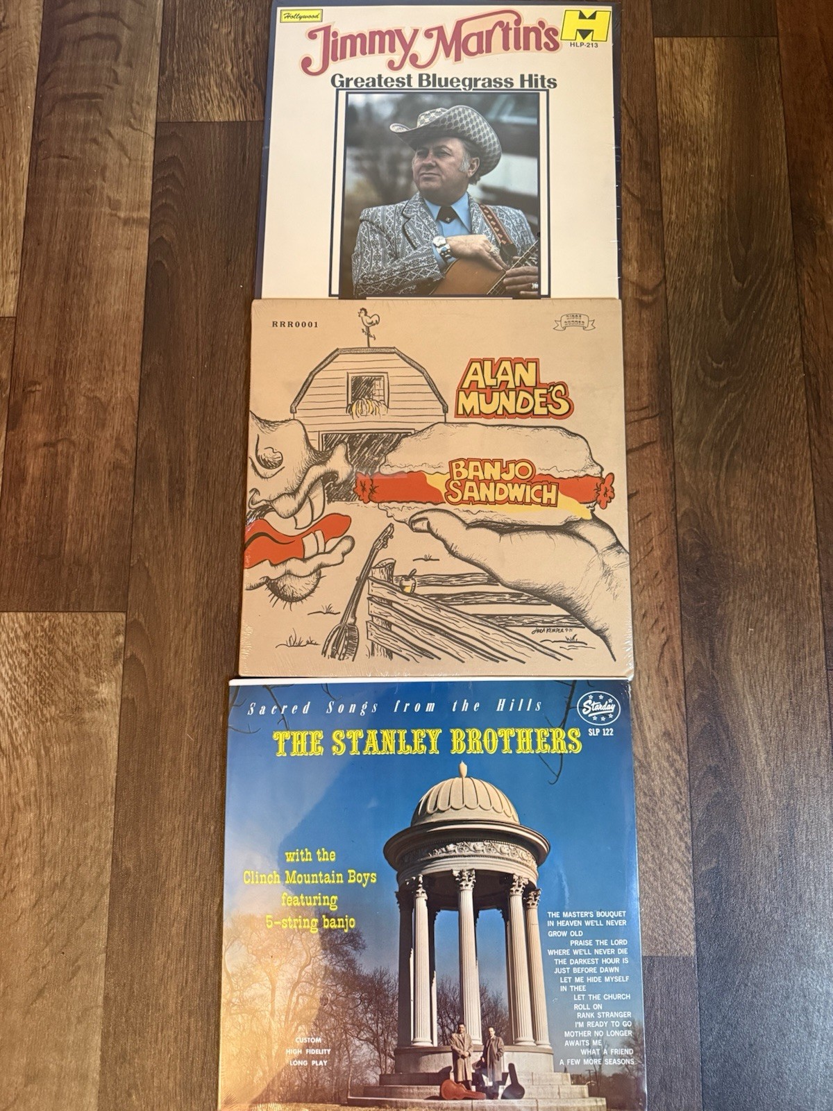 Stanley Bros/ Jimmy Martin/ Alan Munde / Bluegrass Sealed Vinyl Lot
