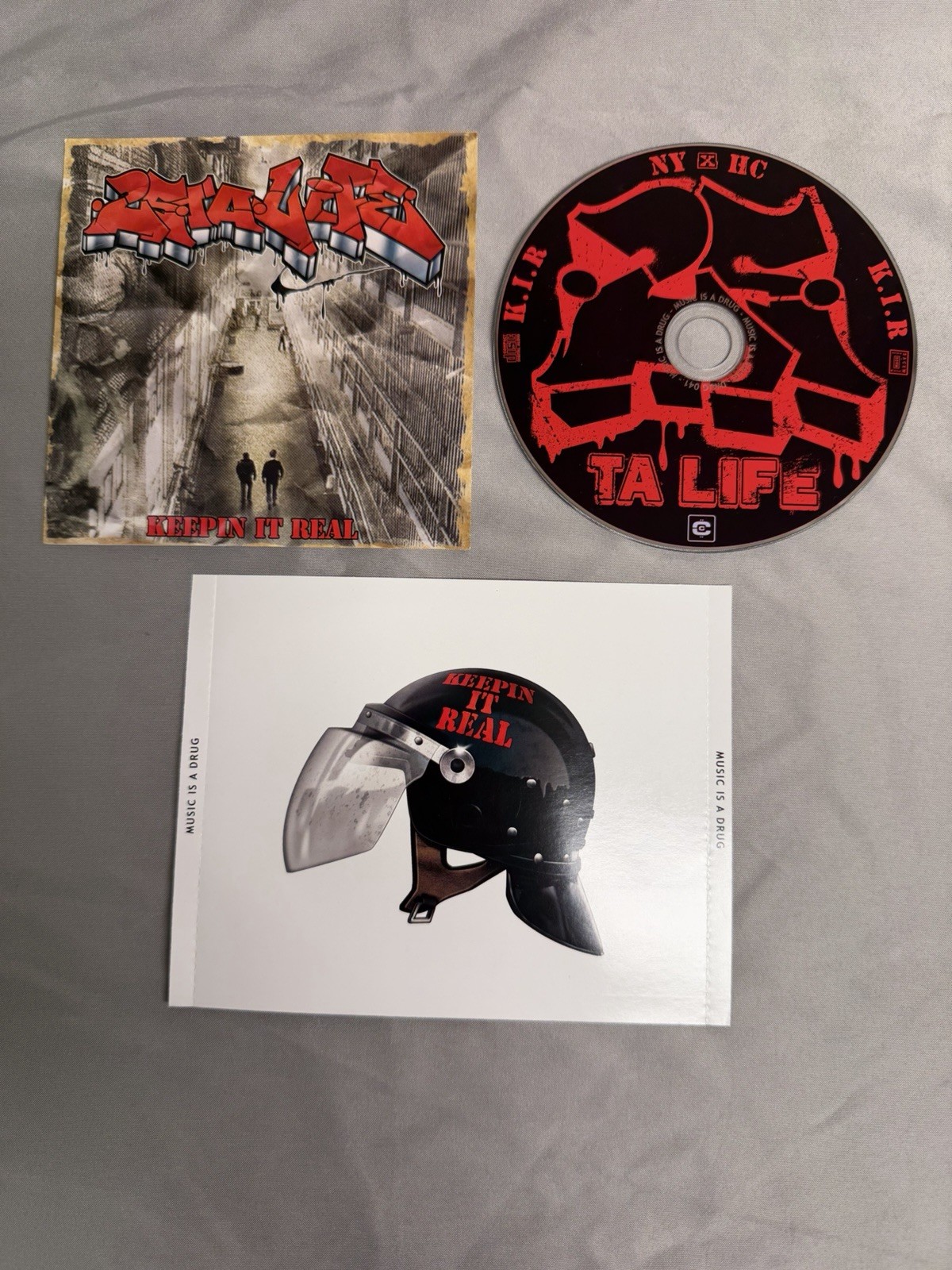 25 Ta Life Keepin It Real CD Hardcore Rock 1996 unassembled uncirculated nyhc 