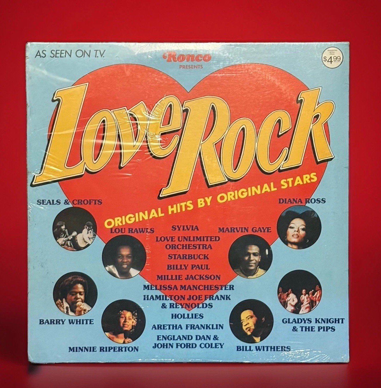 SEALED Love Rock Columbia Special Pop Soul LP Vinyl 1977 12