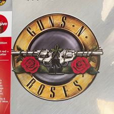 Guns N' Roses Greatest Hits Limited Edition Vinyl LP Red/Black Splatter picture