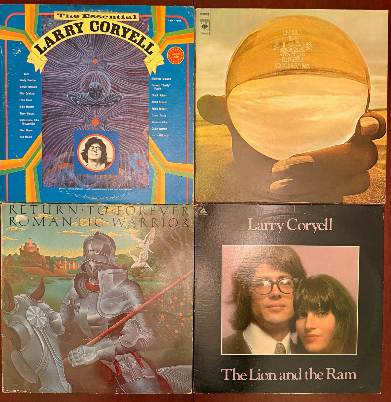 Jazz Fusion 5 LP Lot Return to Forever Larry Coryell Bill Evans Holland VG+