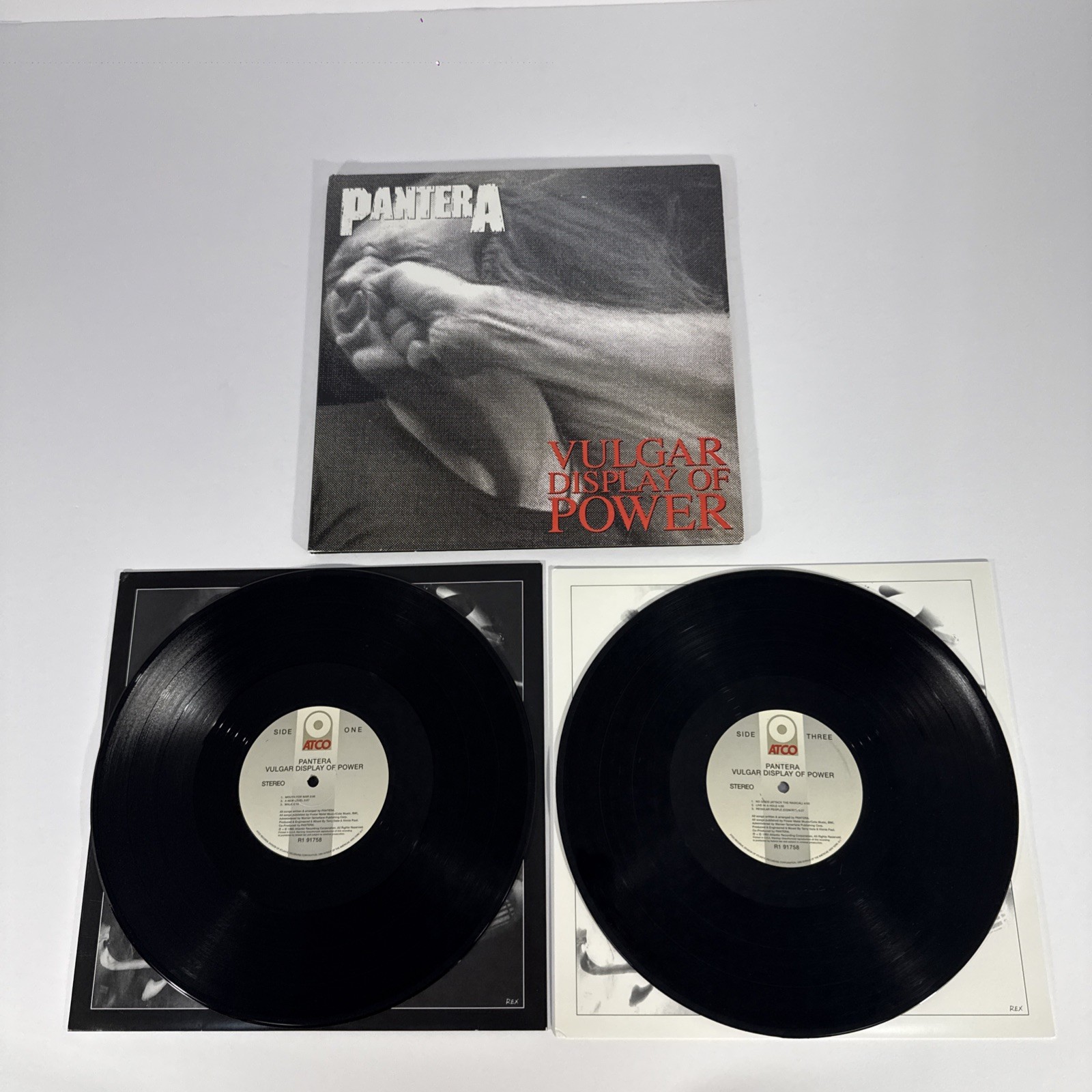 PANTERA Vulgar Display of Power (2 Records 2010) Used Reissue