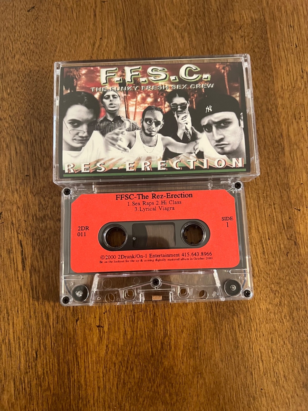 F.F.S.C. Res-Erection 2000 2 Drunk Records Rare Rap Cassette