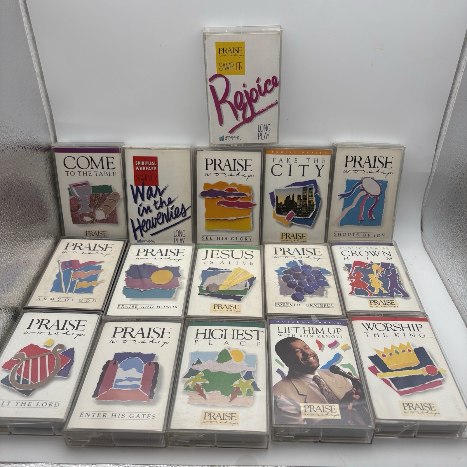 Lot 16 Hosanna Music Praise & Worship Integrity Cassette Tapes Vintage 80s 90s