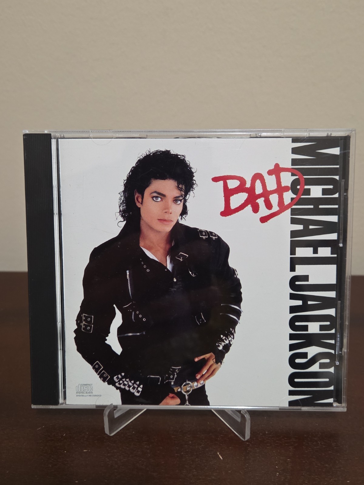 Vtg 80's Michael Jackson CD Bad Album 1987 Pop Rock R&B Soul Epic USA Music