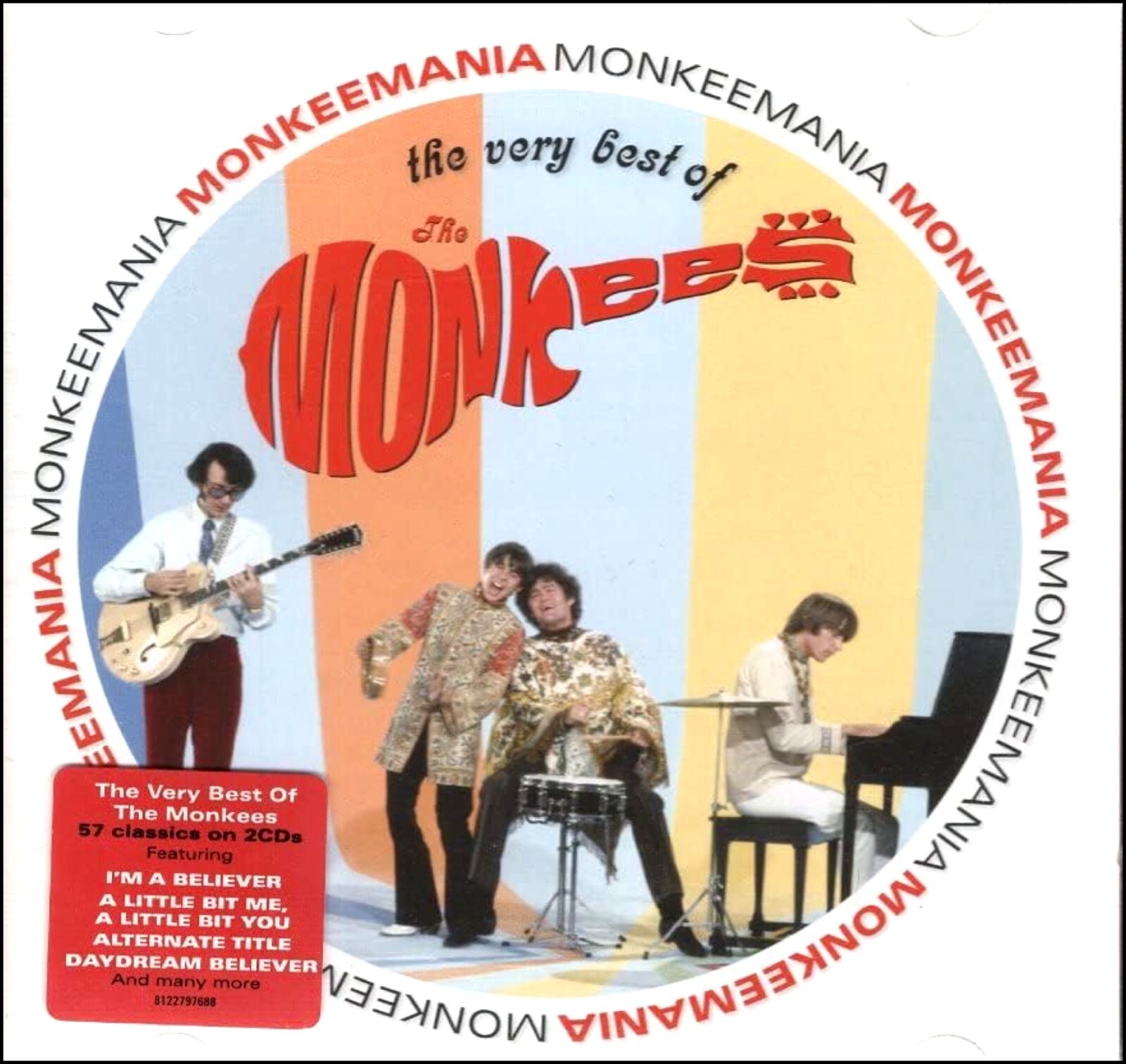 THE MONKEES *  57 Greatest Hits * New 2-CD Set * MONKEEMANIA * Orig Recordings