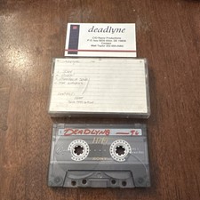 Deadlyne 1996 Demo Tape Cassette Private Metal Delaware Original Very Rare Ian picture