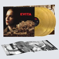 Madonna - Evita - The Complete Motion Picture Soundtrack 3LP (Gold Nugget Vinyl) picture