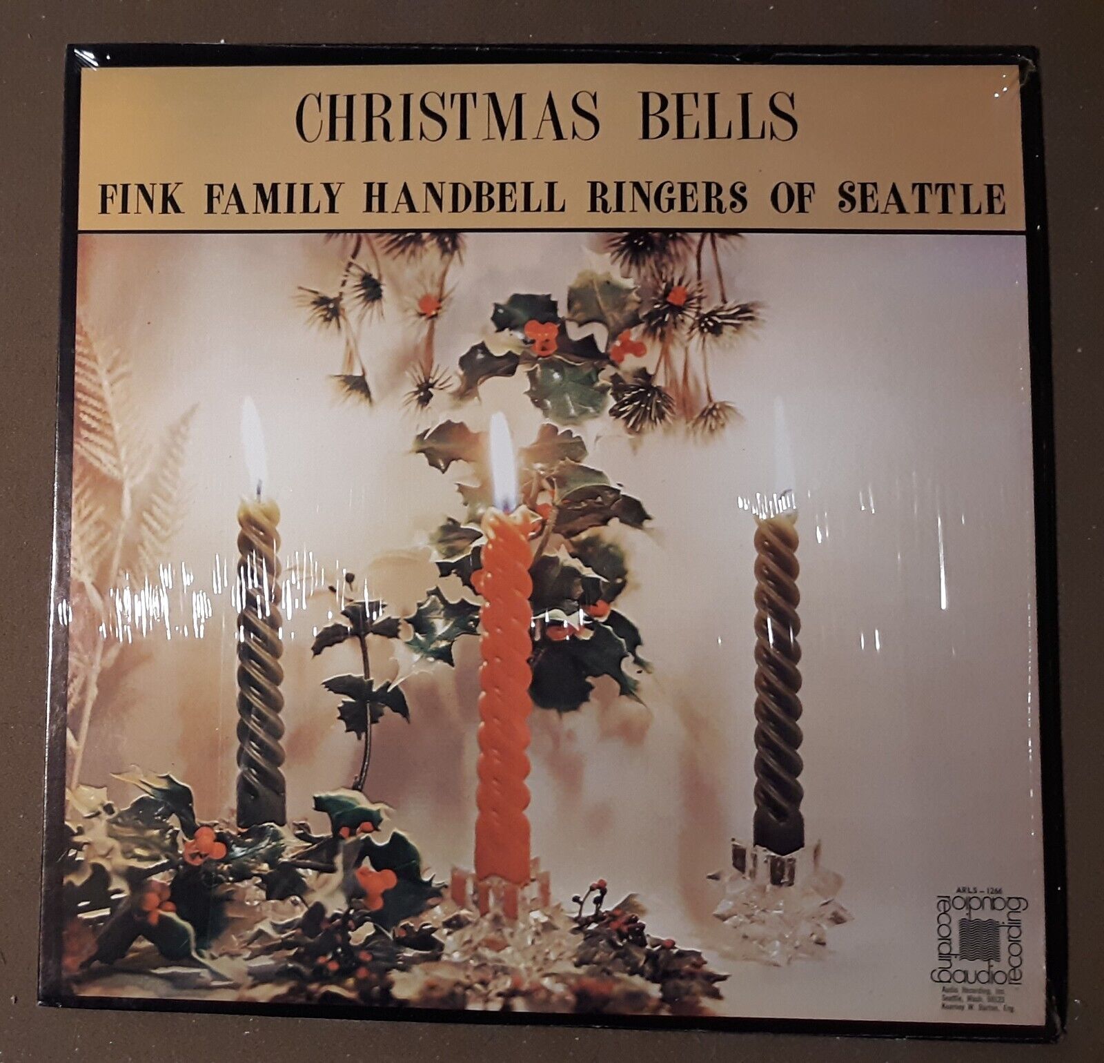 Fink Family Handbell Ringers of Seattle Christmas Bells Music 33rpm VINYL Record