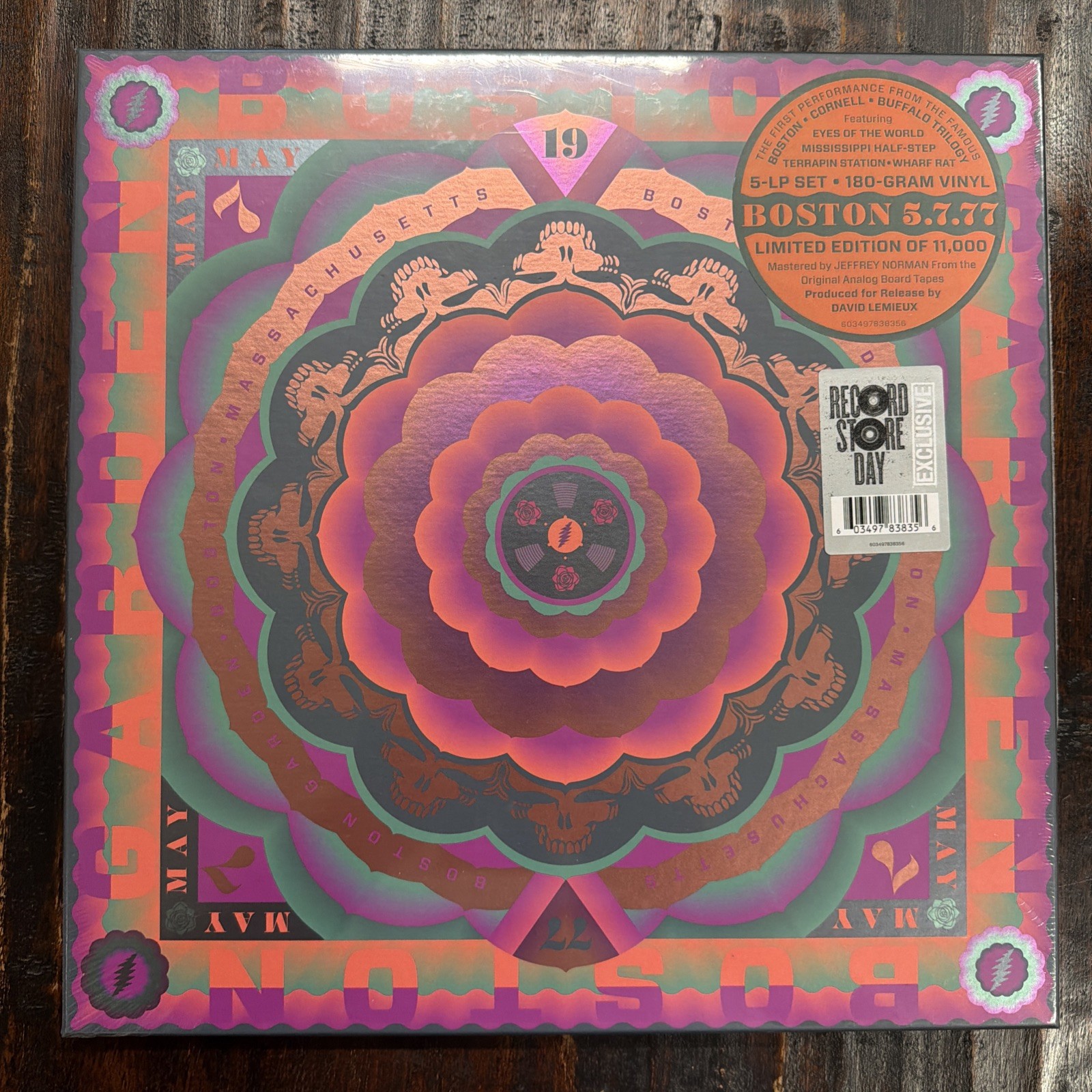 GRATEFUL DEAD  5x LP Box Set Boston Gardens Live 5/7/77 Vinyl RSD 2023 SEALED