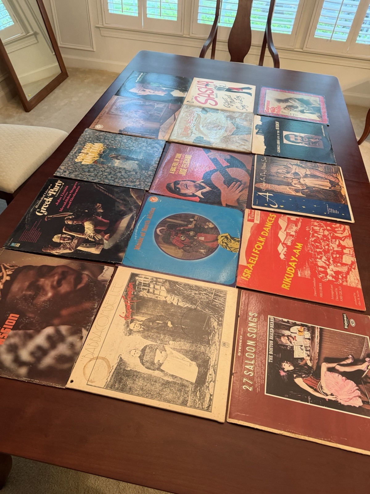Lot Of 15 Vintage Vinyl Albums Various Folk / World / Artists See Desc Pics