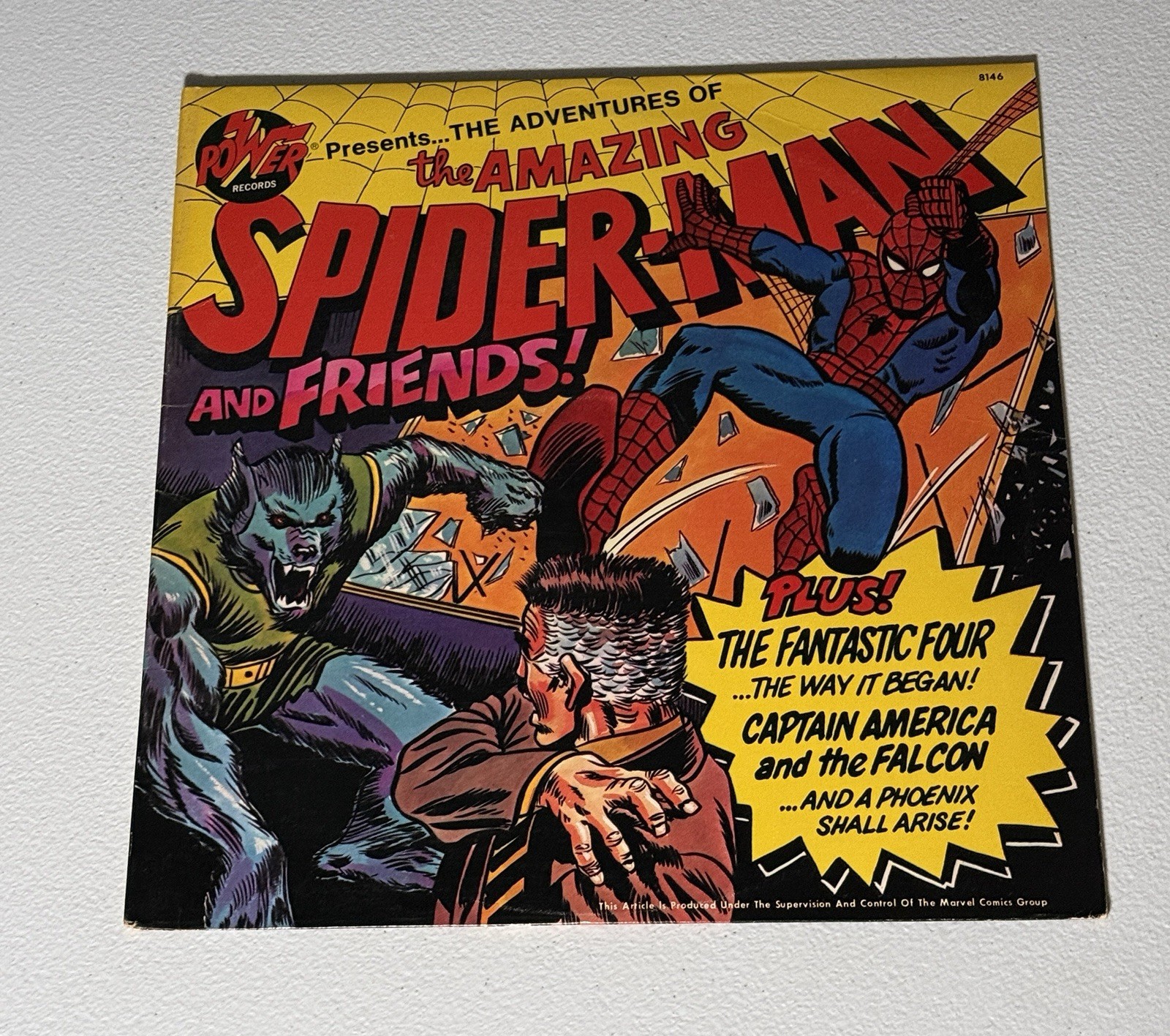 1974 The Amazing Spider Man And Friends Marvel 12” Vinyl Record