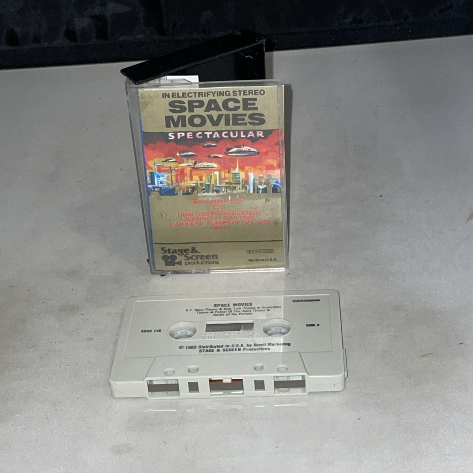 Vintage Space Movies Spectacular cassette SSC 716 Stage & screen productions 