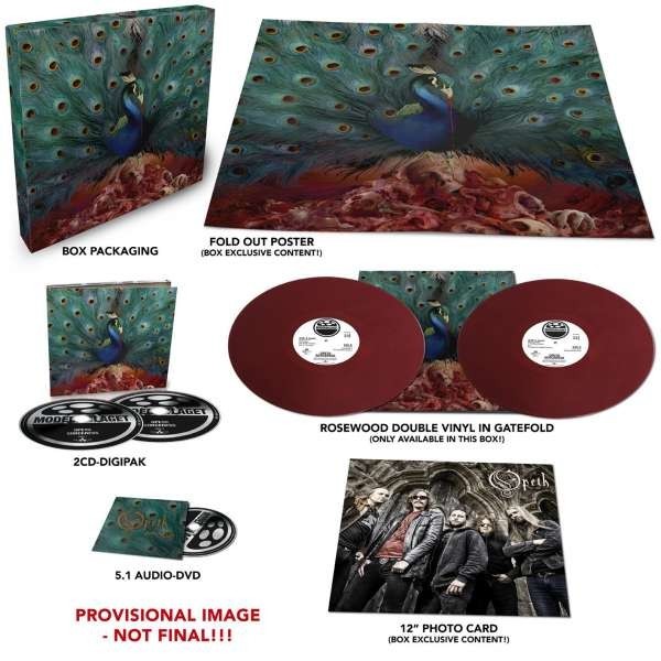 Opeth – Sorceress Brand New Sealed Rosewood Coloured Vinyl 2LP Box Set