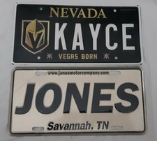 Personalized Vanity Metal license plates KAYCE / JONES Grateful Dead Song Lyrics picture