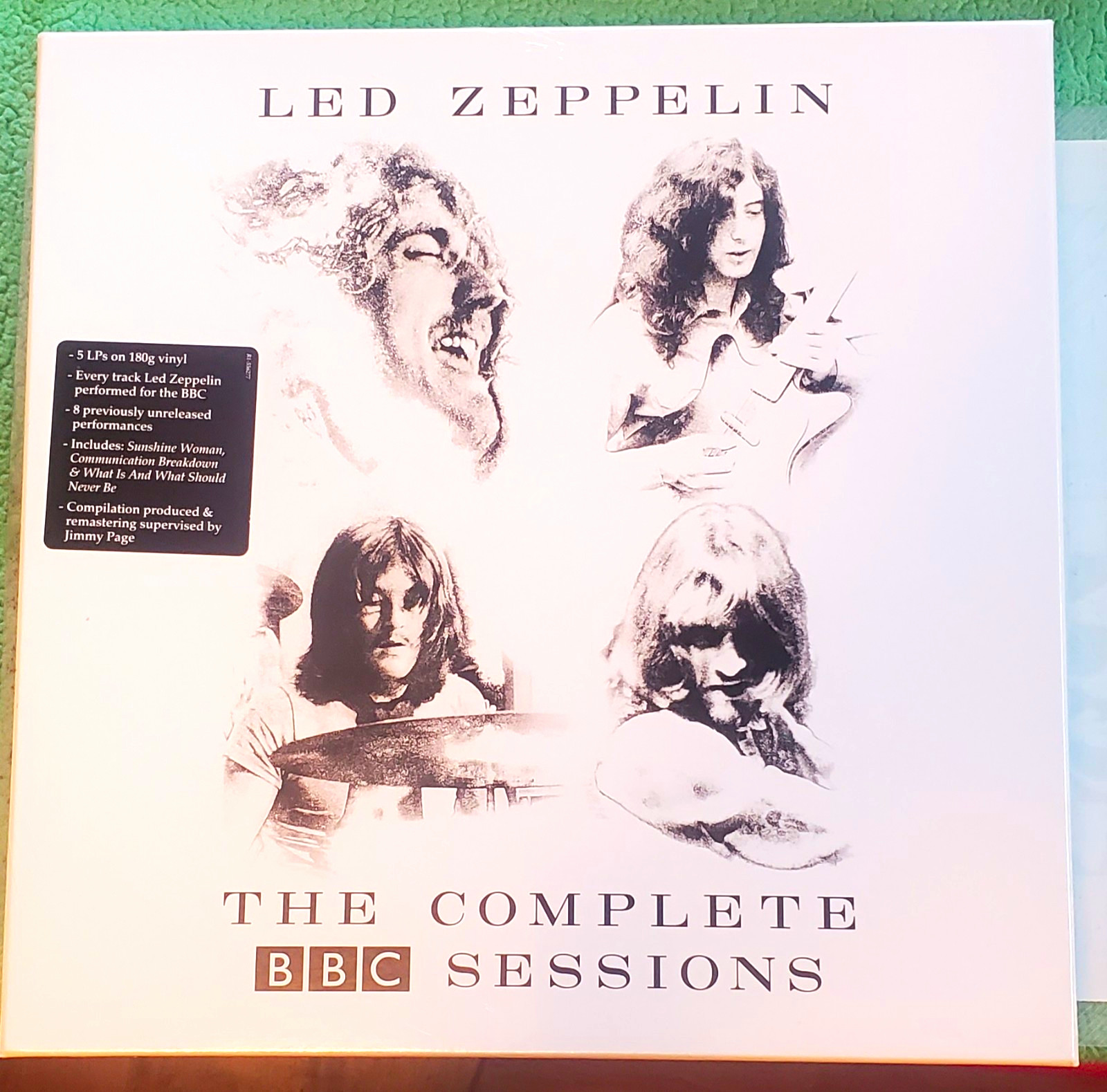Led Zeppelin The Complete BBC Sessions 5LP 180g Black Vinyl Box Set BBC