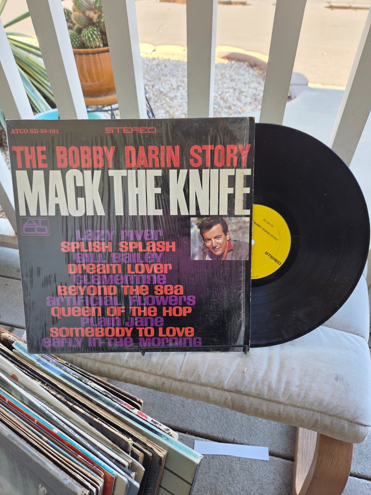 The Bobby Darin Story LP MACK THE KNIFE SD-33-131  VG+ Shrink Wrapped