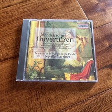 Mendelssohn Overtures Neville Marriner ASMF vintage silver Capriccio CD nice  picture