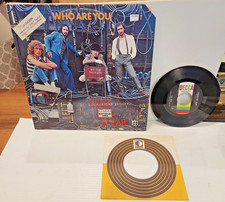 The Who - Who Are You Record LP Offensive Lyrics Promo & Summertime Blues 45rpm picture