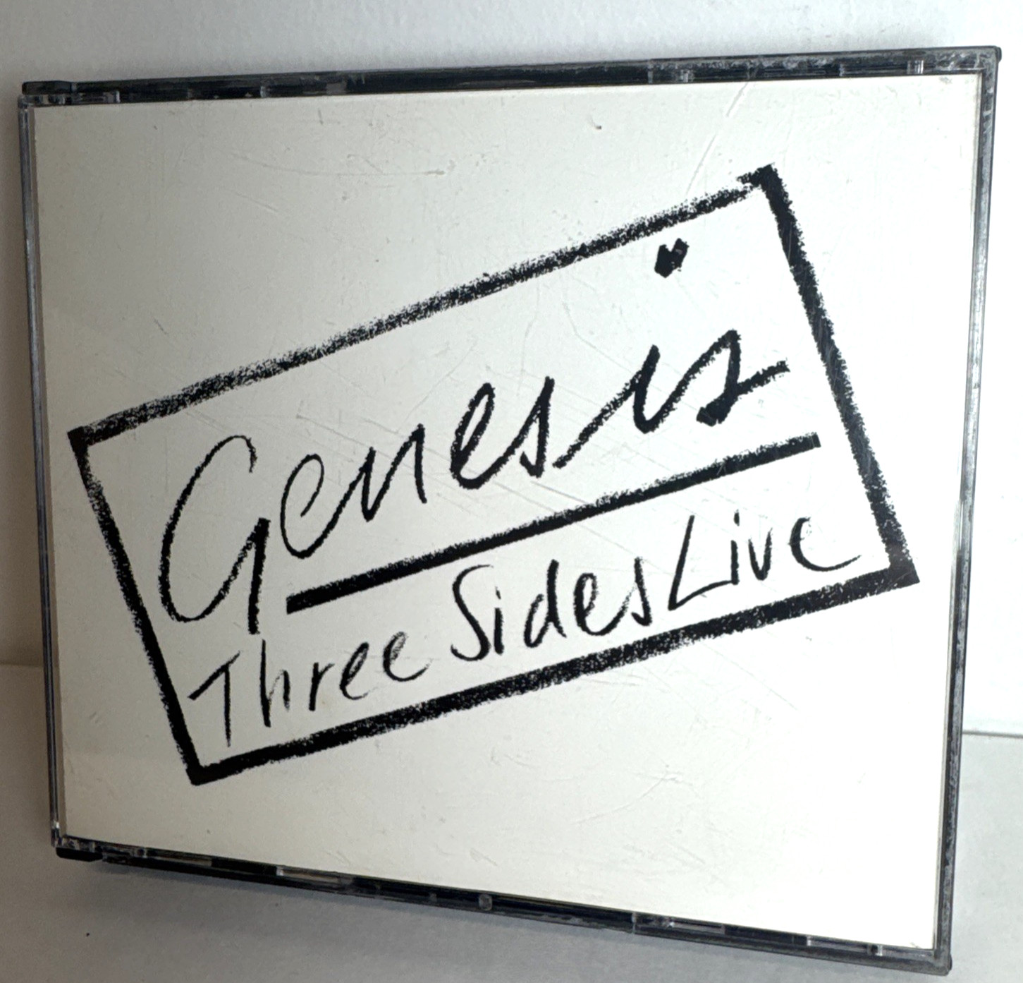 GENESIS THREE SIDES LIVE 2 CD [USA] FAT-BOX ATLANTIC SD2000-2 PAPERLATE