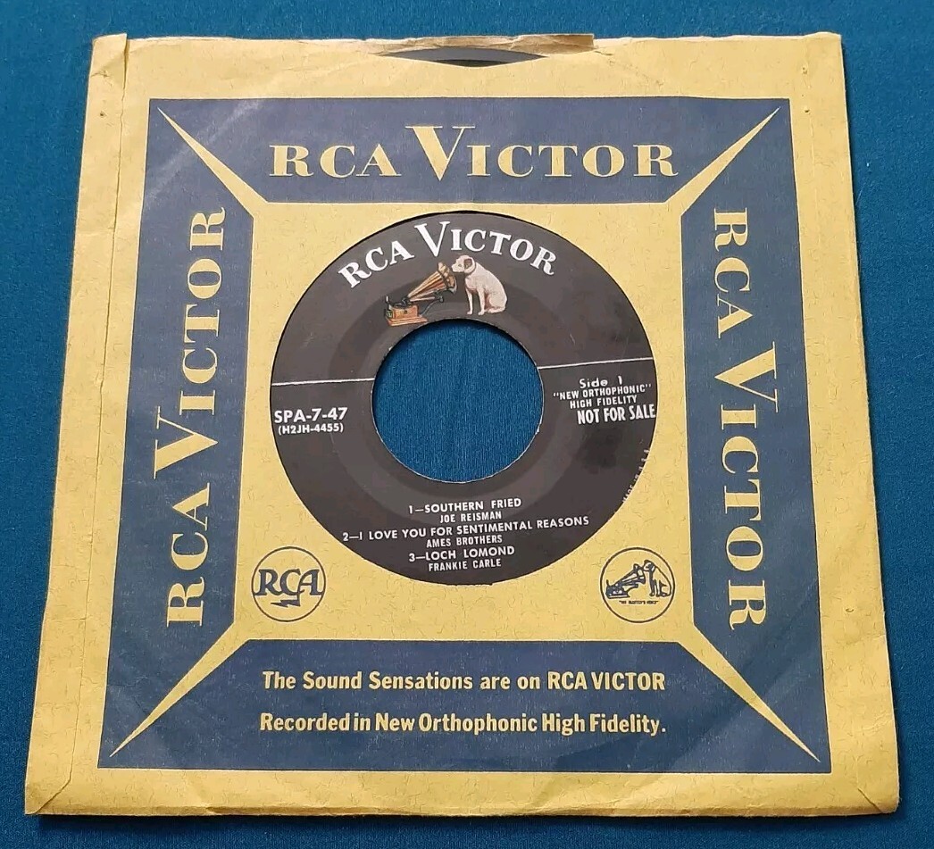RCA Victor's Best Of '57 Popular Preview Album promo 45 EP SPA-7-47 vg