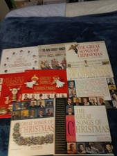 Lot Of 8 Vinyl Records Christmas Music Super Clean See Pics picture