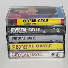 Lot of 5 Cassettes Crystal Gayle Nobody's Angel Cage The Songbird Love Songs picture