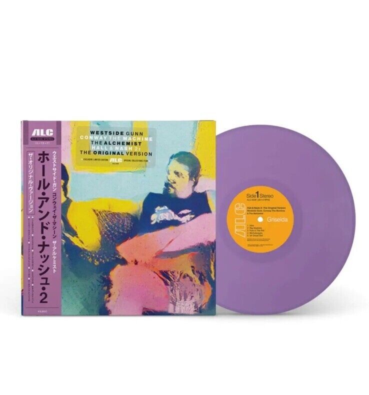 ALCHEMIST WESTSIDE GUNN CONWAY Hall and Nash 2 OBI Purple ALC Vinyl LP