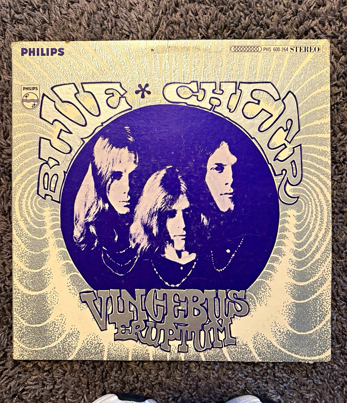 Blue Cheer Vincebus Eruptum 1968 LP Philips PHS 600-264 A-M1 B-M2 Early Press
