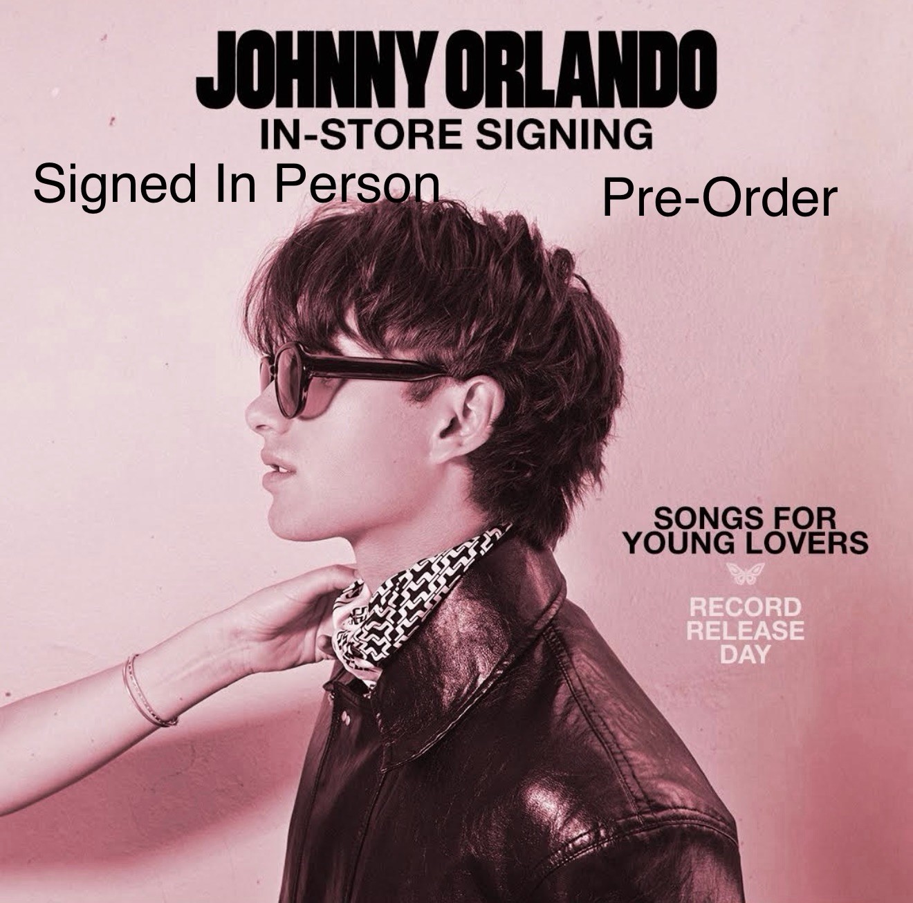 Johnny Orlando Signed Auto Songs for Young Lovers VINYL LP - POP  Licorice Pizza