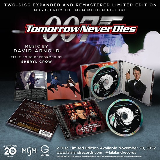 TOMORROW NEVER DIES Soundtrack 2-CD  - OUT OF PRINT